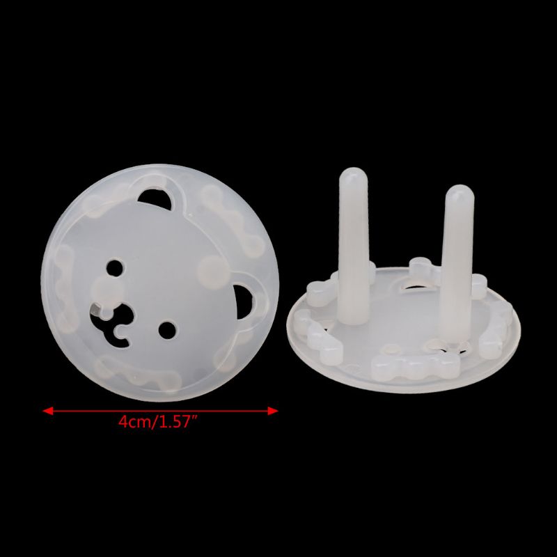 10pcs EU Stand Stopcontact Cover 2 gat Stopcontact Baby Kind Veiligheid Elektrische Schok Proof Stekkers Protector GXMB