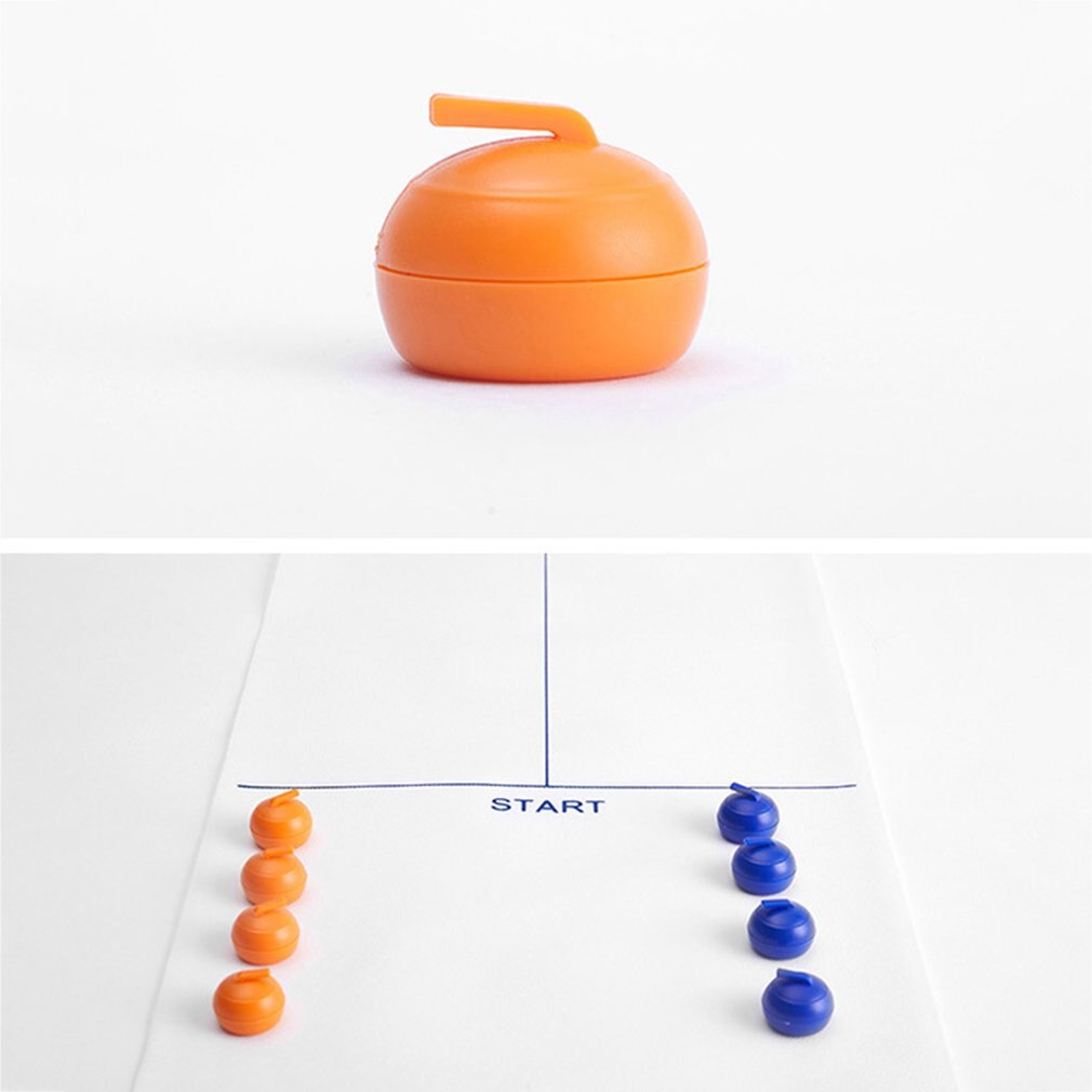 Tabletop Curling Game For Kids Fun Indoor Curling Sports Game For Everyone With 8+2 Tabletop Curling Stones