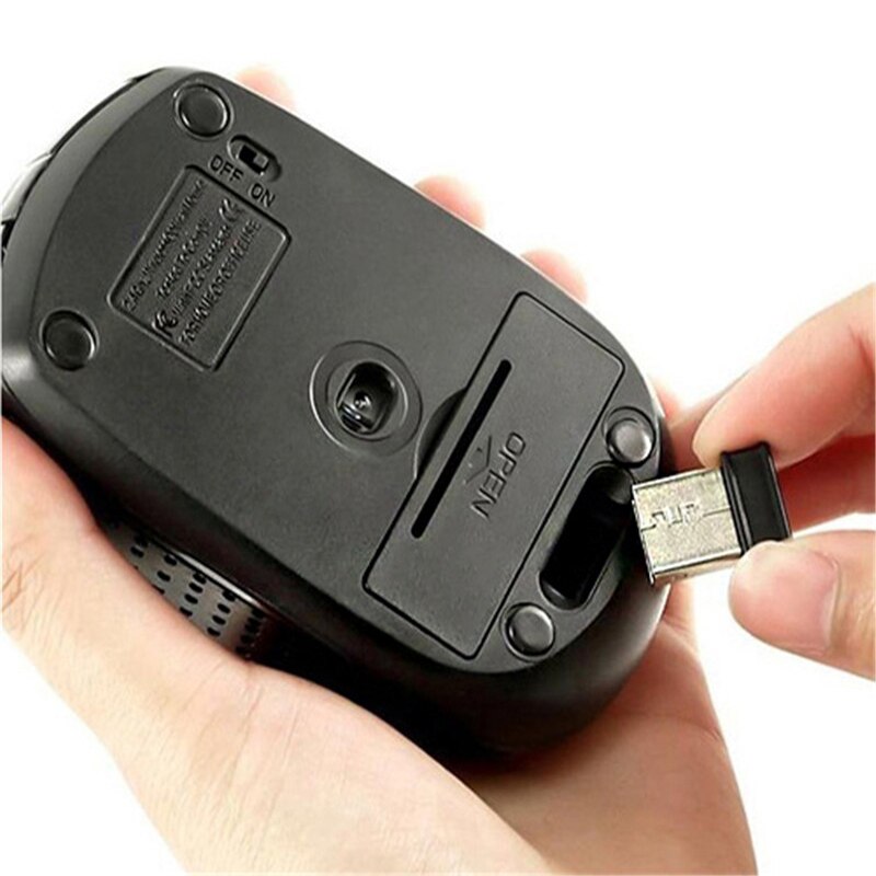 2.4GHz Wireless Mouse 6 Buttons 1200 DPI Optical Gaming Mouse Mice For PC Laptop Notebook Desktop