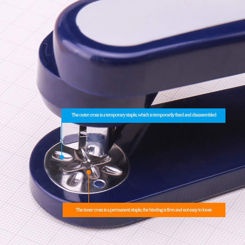 360 Degree Rotary Stapler 25 Pages Book Binding Machine For Notebook A4 And Book Center Seam Binding School Office Supplies