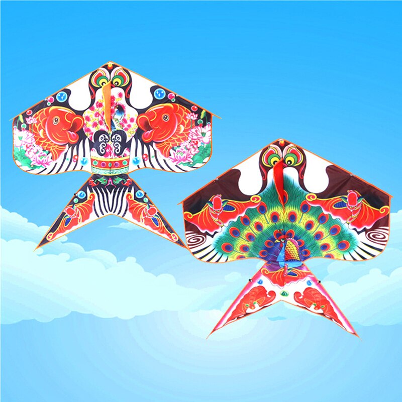 Colorful Swallow Outdoor Flying Kite with Winder Board String Children Game