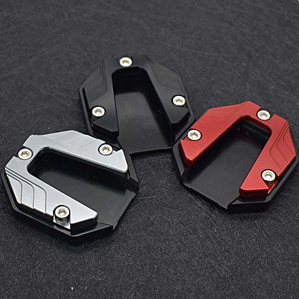 Universale Scooter moto bici cavalletto Extender piede supporto laterale estensione Pad piastra di supporto antiscivolo Base allargata