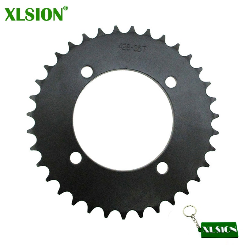 XLSION 428 76mm 35T Rear Sprocket For Chinese 50cc-160cc 170cc 190cc CRF50 SDG Pit Dirt Bike