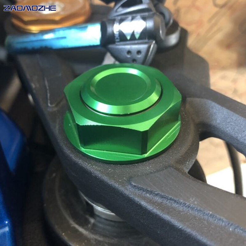 For suzuki GSXR 600 GSX-R600 GSXR750 GSX-R 2006 Motorcycle CNC aluminum alloy Triple clamp Screw Cover Stem Nut Set M28