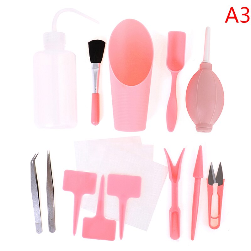 1 Set Mini Garden Hand Tools Transplanting Outdoor Bonsai Tools Planting Flower Succulent Miniature Gardening Tools: A3