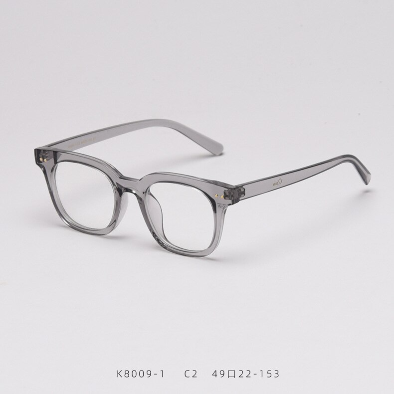 Optical Glasses Frame Man Women Brand Vintage TR90 Small Square Myopia Eyeglasses Frame Clean Lens: C2