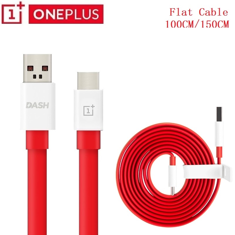 Original OnePlus ladegerät Flache Dash Kabel 20w 100CM/150CM Nudel USB Typ C Schnelle Lade Daten kabel Für Oneplus 7/6T/6/5T/5/3T/3