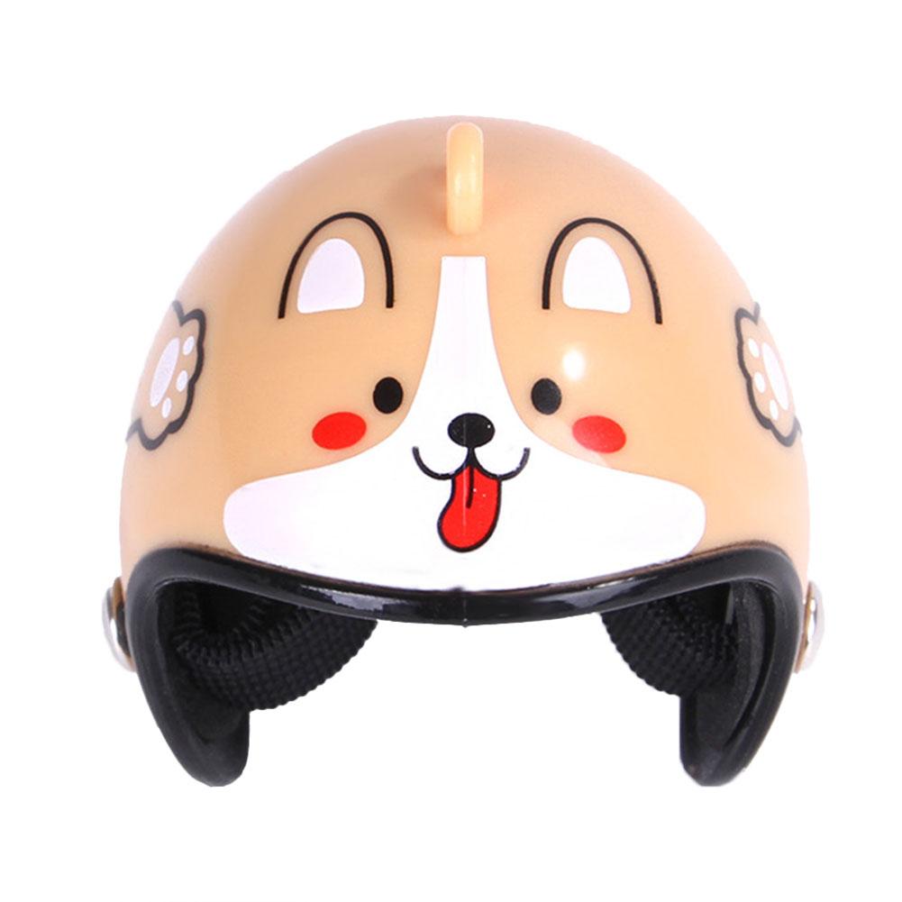 Casco para mascotas divertido casco de pollo protección de cabeza compacto gallina dura sombrero: E