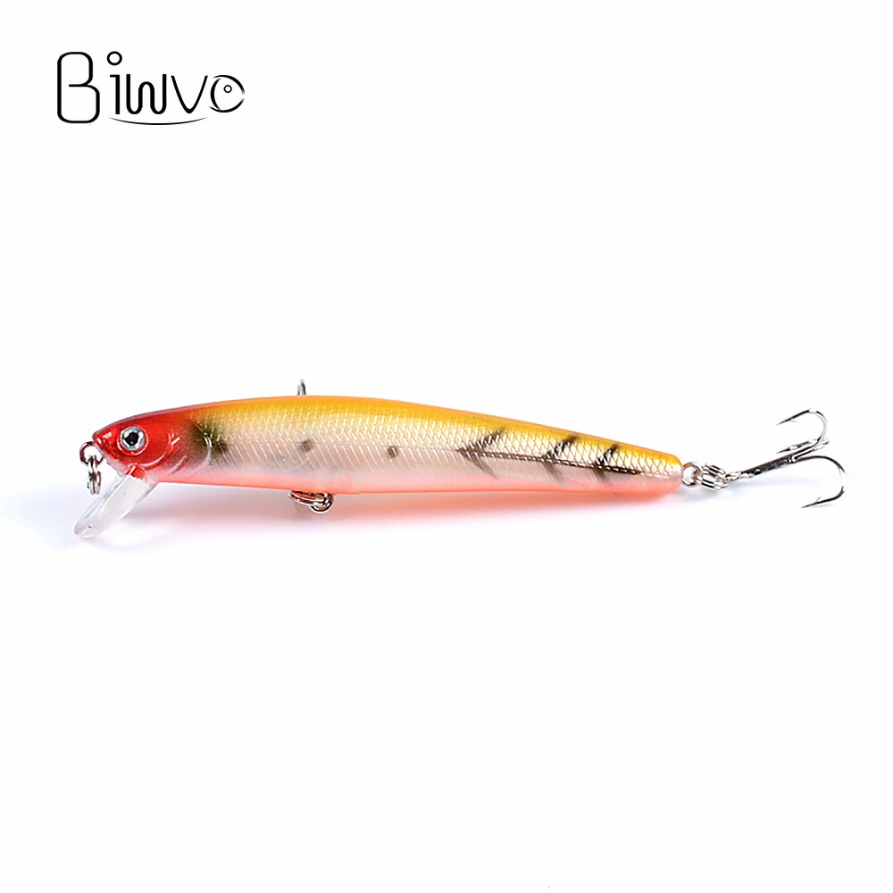 Biwvo Metalen Minnow Crankbaits 9.6cm Karper Vissen Lokt Goederen Voor Vissen Harde Lokken Aas Metal Jig Wobbler Voor Trollen shad