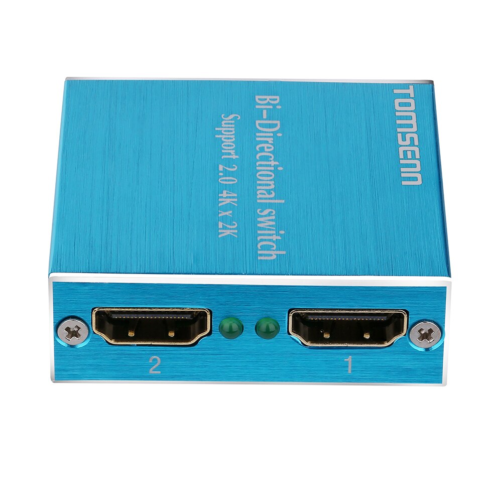 HDMI 2.0 Ultra HD 4Kx2K/60Hz HDMI Switch HDMI 2 Ports Bi-direction Manual Switch 2x1 or 1x2 AB Switch Splitter