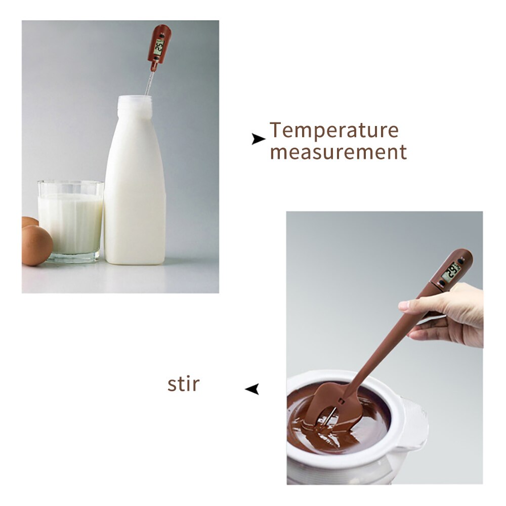 Schokolade Thermometer Küche Digitale Kochen Lebensmittel Sonde Elektronische Süßigkeiten Kochen Werkzeuge Temperatur Meter Messer Werkzeug Löffel