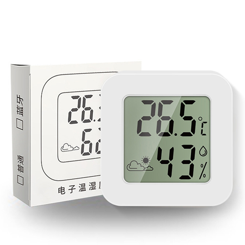 Xiaomi Youpin Thermometer Digitales Feuchtigkeitsmessgerät LCD-Bildschirm Hochpräzises Thermometer Feuchtigkeitssensor Mini tragbarer Testtisch