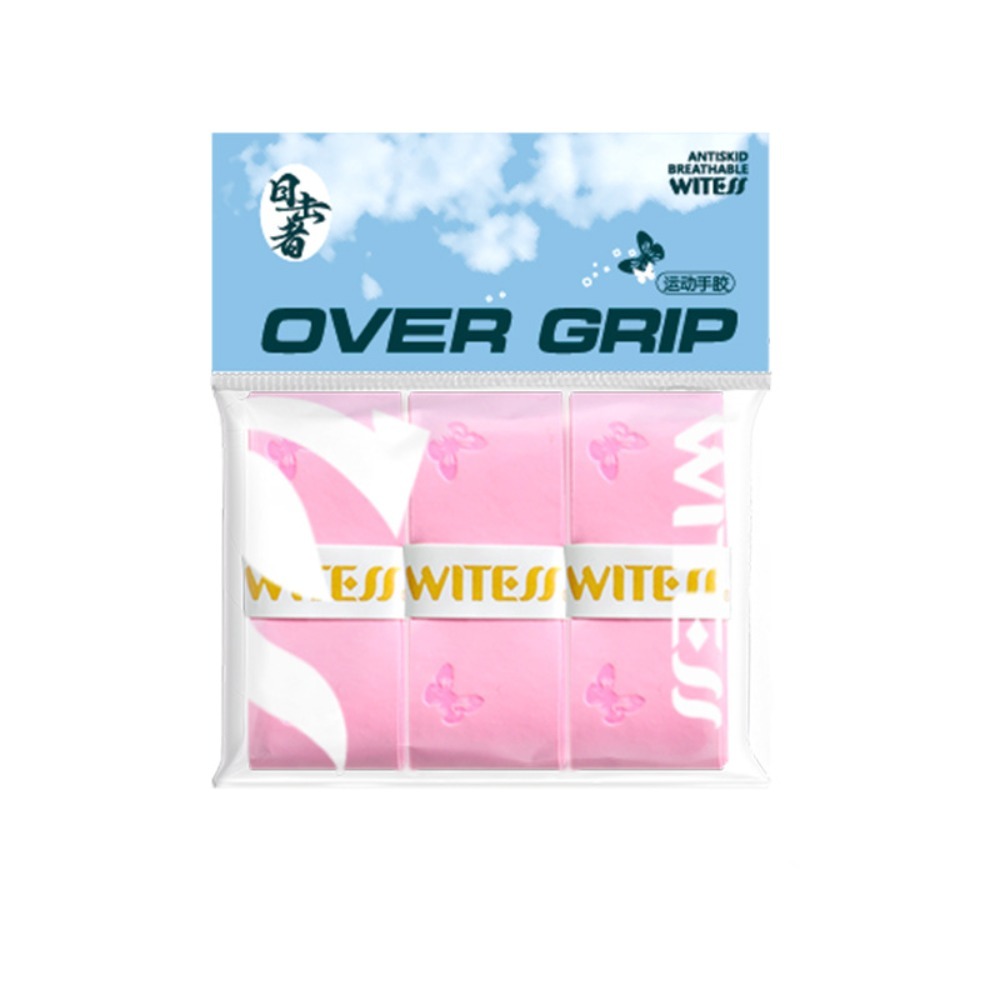 Surgrip pour raquette de badminton de 1.1m, 3 pièces, éblla sueur, bande coordonnante, éblles chocs et résiste à l'usure