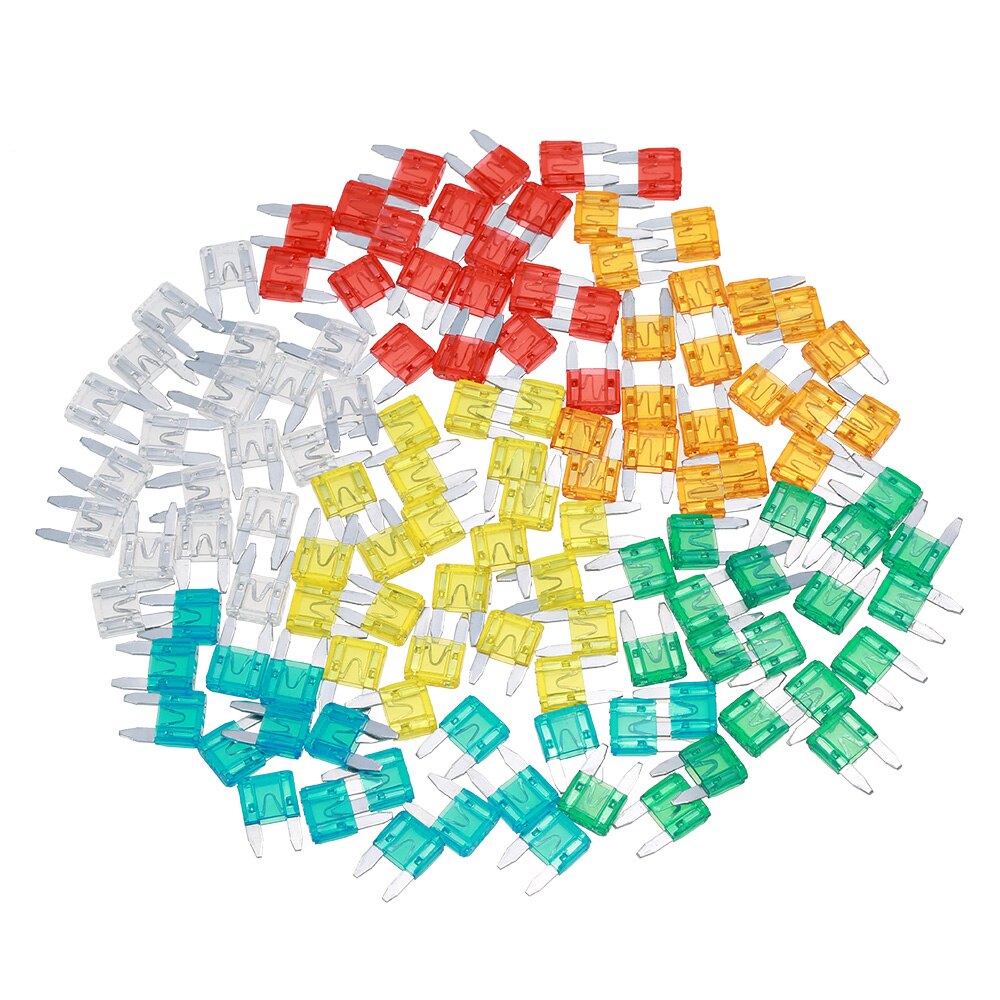 Lot De 4 Mini Fusibles ANL 200 A – Pour Voiture, Camion, Moto, Bateau, Boîtier Transparent