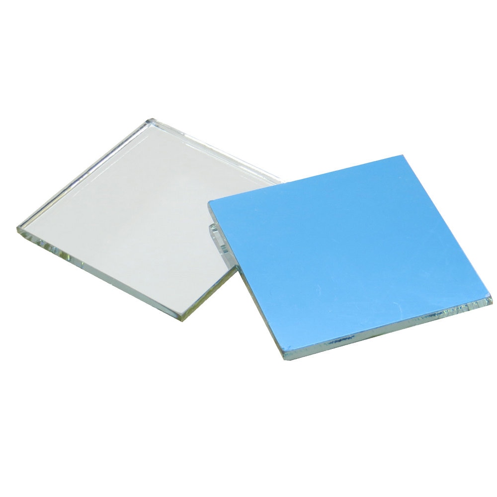 2Pcs Front Surface Mirrors,50*50mm First 1st Surface Mirror,surface Mirror Optics for Engineering and Scientific Project