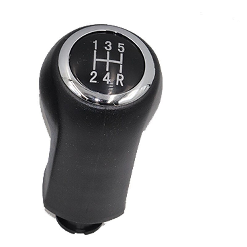 Chrome & Leather Car Shift Gear Knob Lever Gaitor Boot Cover For OPEL VAUXHALL ASTRA III H 1.6 2004 2005-: 12345R  knob