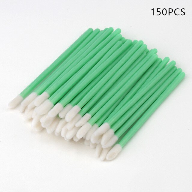 50/100/150Pcs Wimperborstels Wegwerp Lip Borstel Cilia Remover Wimper Extension Accessoires Levert Cosmetica Makeup Tools: Green 150pcs