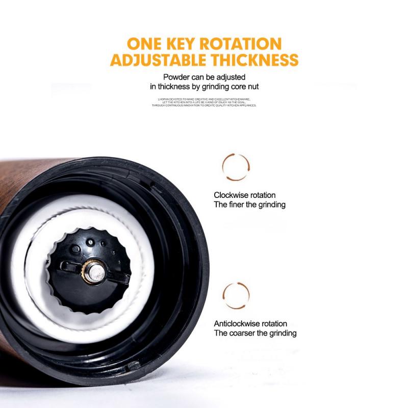 Nowa korba ręczna młynek robić kawy przenośna towarzysząca maszyna robić kawy ręczna szlifierka szlifierka ze stali nierdzewnej Dropship