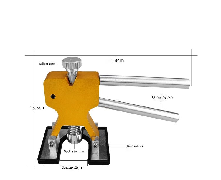 Golden PDR Tools Dent Removal Paintless Dent Repair Tools PDR Dent Puller Kit Reflector Board Hand Tool