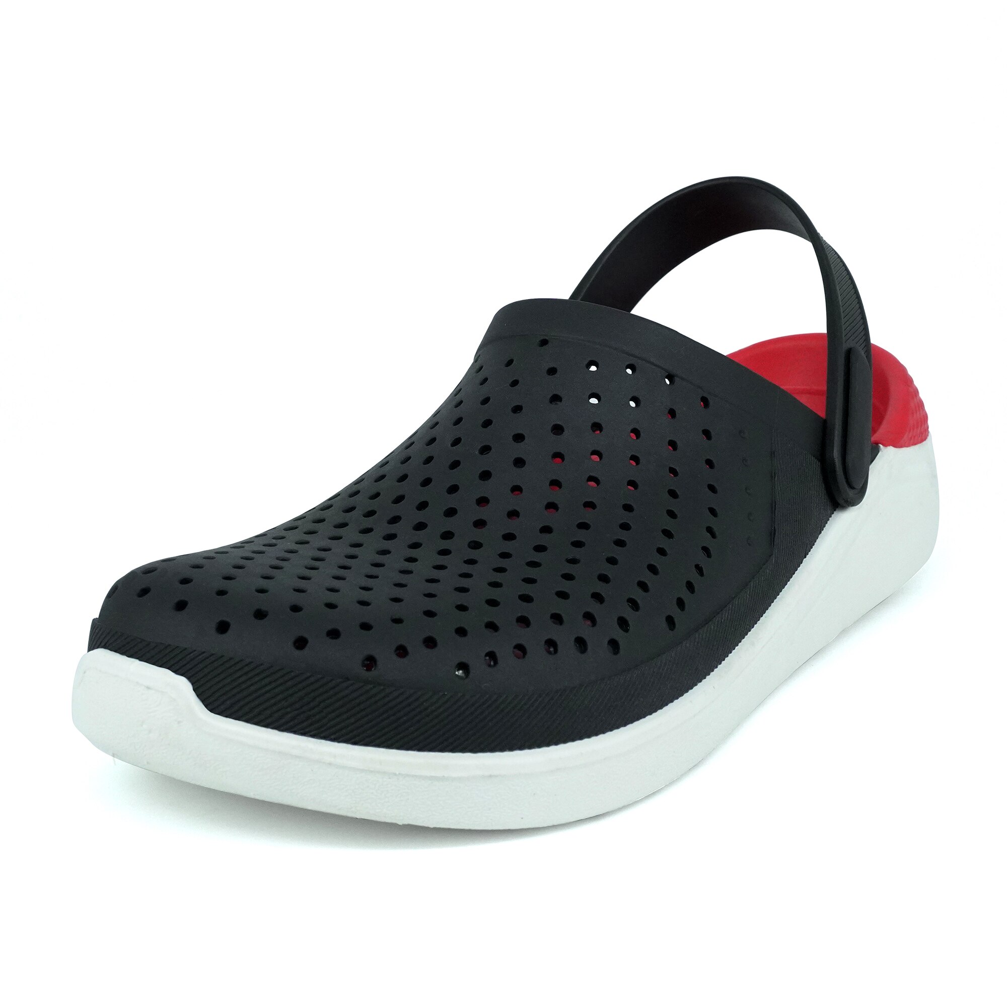 2022 neue Sandalen Männer Clogs Hausschuhe Weichen Boden Strand Sandalen Männer Clog Sandalen Atmungsaktivem Ankle-Wrap EVA: Black / 40 Foot Length250