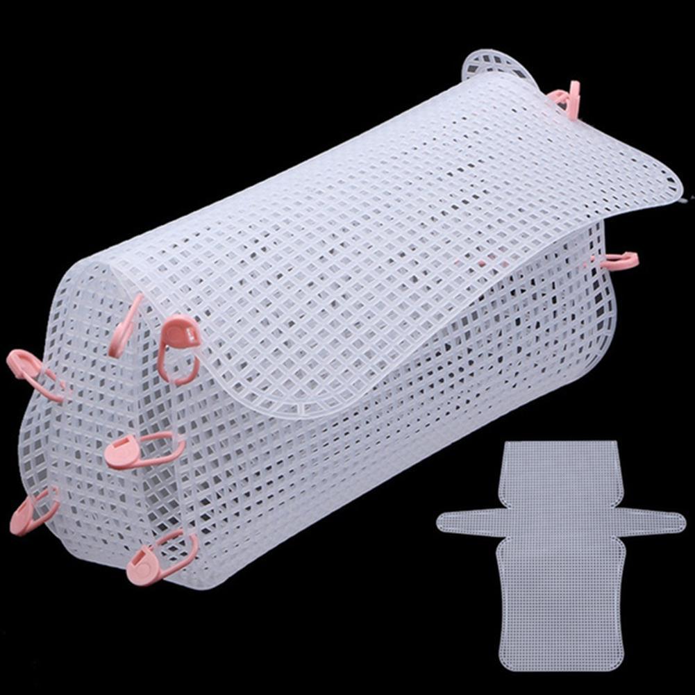 Plastic Mesh Cloth For Bag DIY Making Handcraft Bags Weaving Material Latch Hook Bags Made Plastic Grid Hook Crafts Accessories