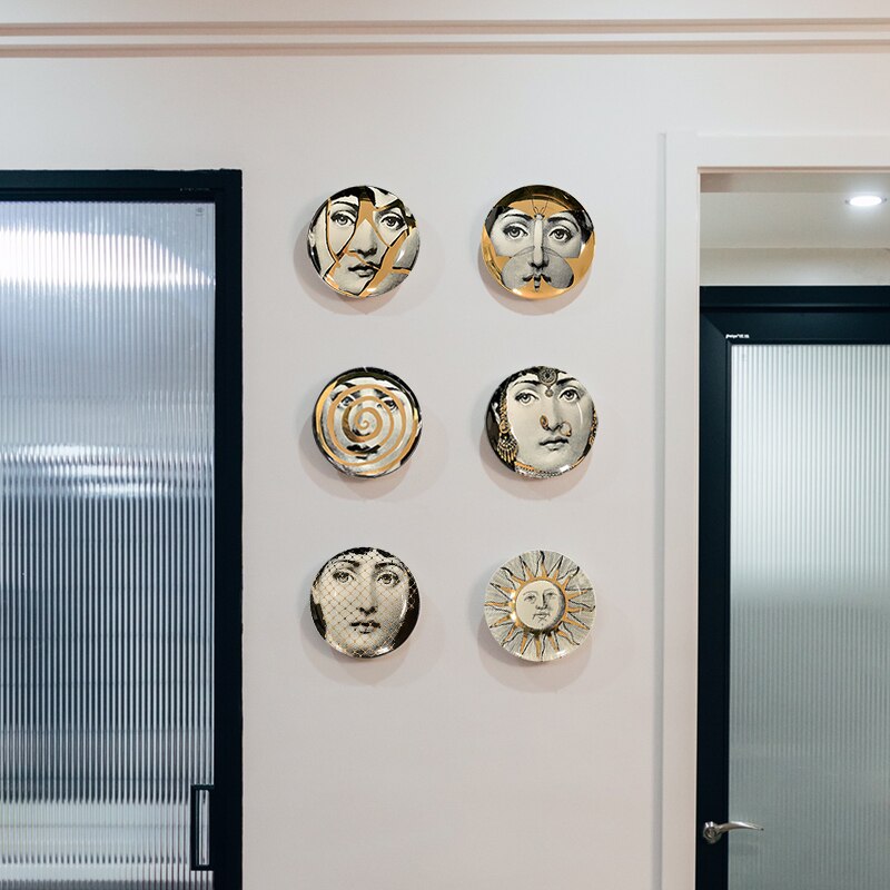 Gold Color Decorative Plates
