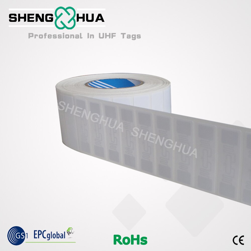 50pcs/pack Customization Available UHF Logistics RFID Label Passive RFID Tag Support Logo Printable