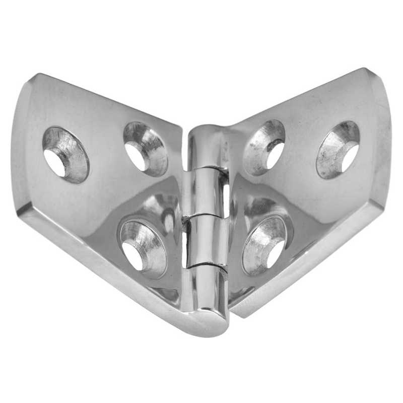 Stiefel Scharnier dauerhaft 316 Edelstahl Spiegel Poliert Scharniere 6 See 76x38mm Maximale Korrosion Widerstand Praktisch für interne