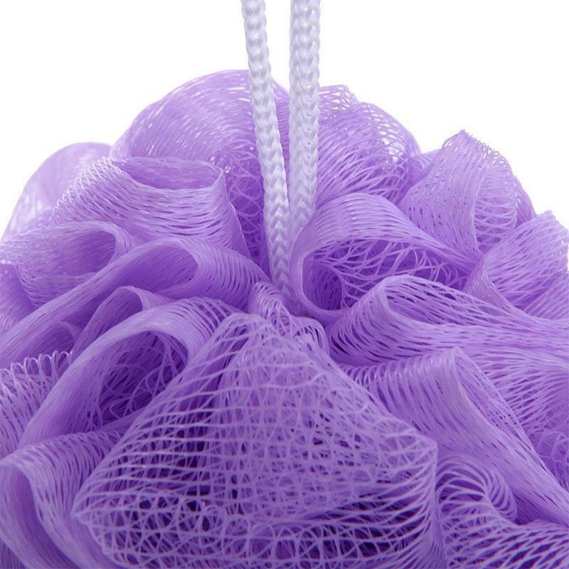 Bad Douche Zeep Bubble Body Wash Exfoliëren Scrub Puff Spons Mesh Net Ball Zachte