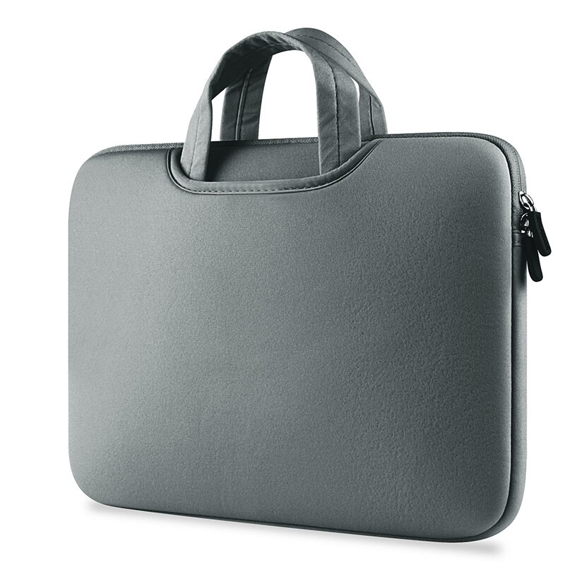 Laptoptaschen 11,6 12,5 13,3 14,1 15,4 15,6 Zoll Notebooktasche Schutzhülle Handtasche für MacBook Luft Profi 13 15 für HP Dell Geldbörse: 12" / dunkel Grau