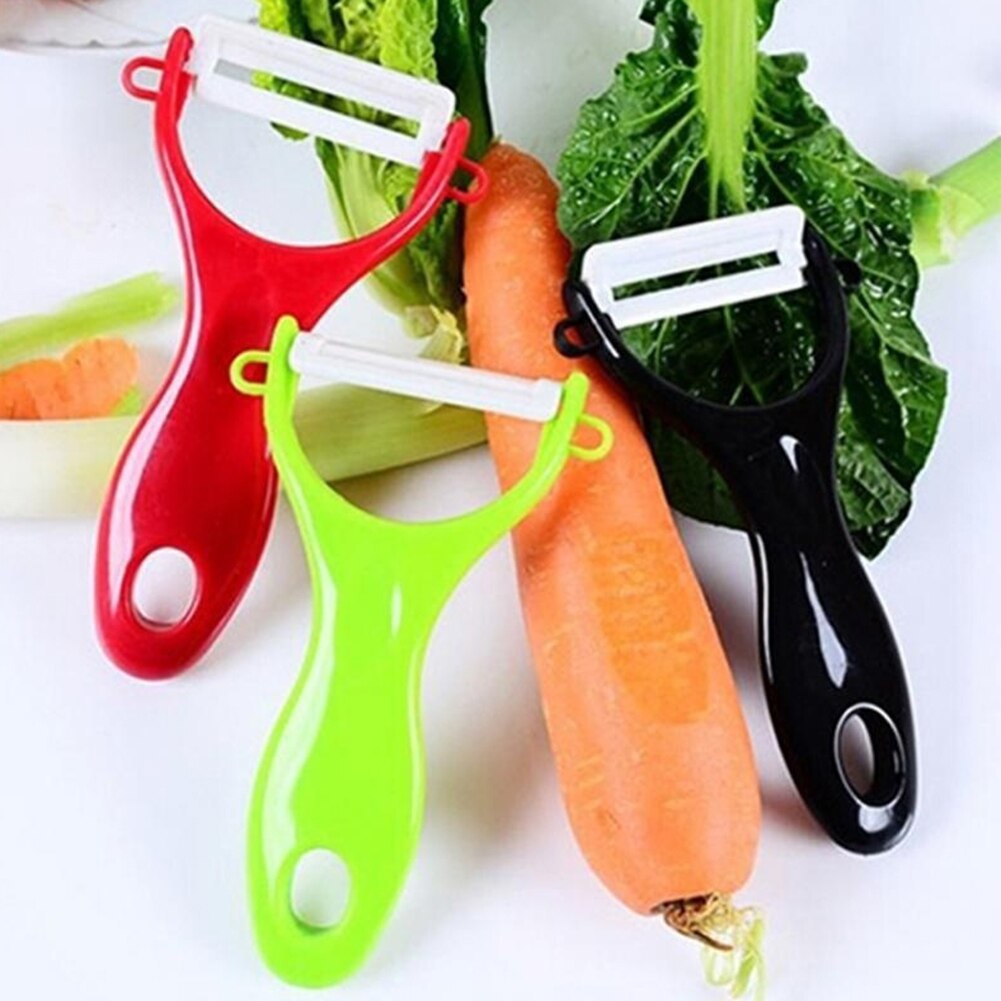 2 stuks keramische dunschiller groente fruit keramische aardappelschiller schilmesje kookgereedschap keukengadget multifunctionele dunschiller