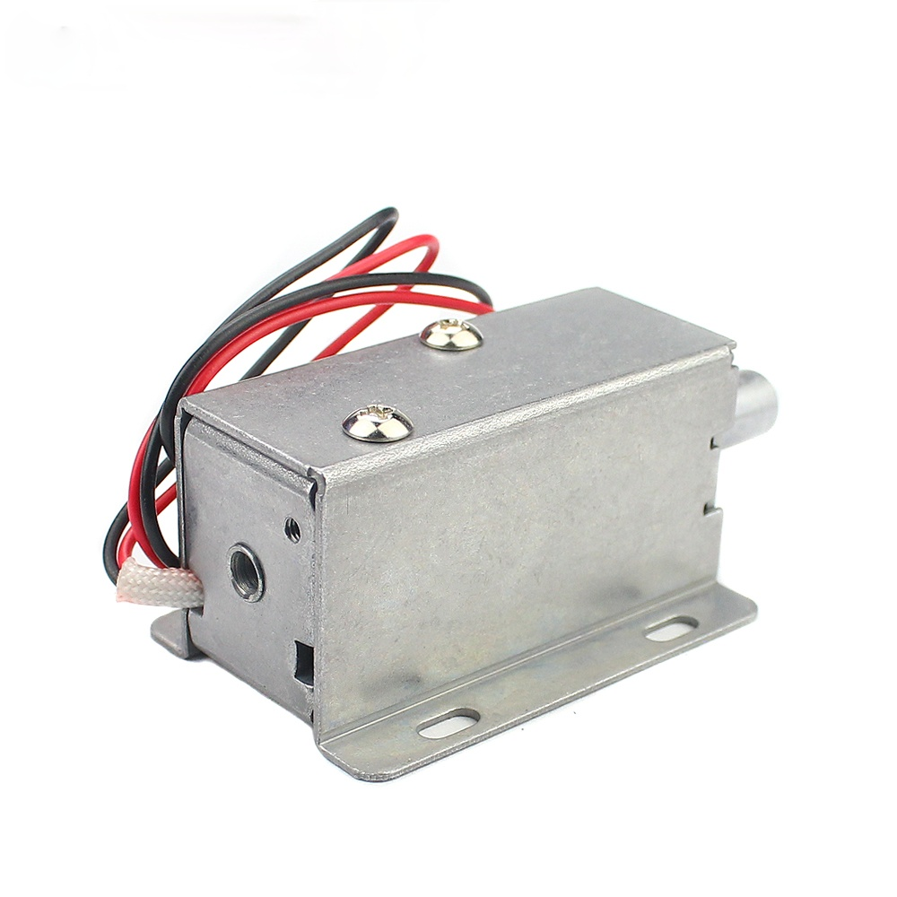 DC 12v2A Small Electric Lock Cabinet Lock Electric Bolt Lock Electronic Lock Door Gate Release Assembly Electric Control Lock