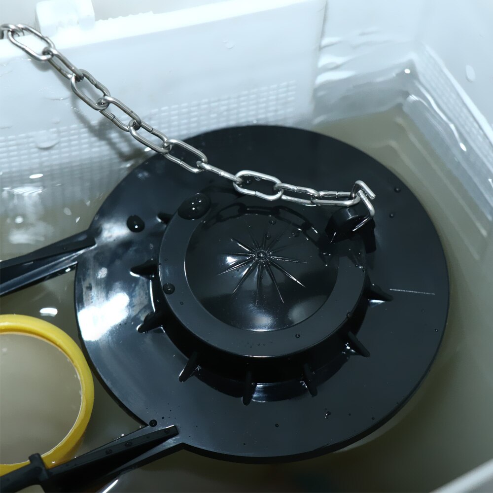 Toilet Flapper Seal Replacement Adjustable Tank Flap Cover Bathroom Accessories Part Drain PVC Repair Ring Home Water Saver