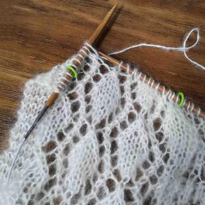 80cm Length Circular Needle Carbonized Rod Needle Bamboo Loop Needle Set Needle Wool Needle Handmade DIY