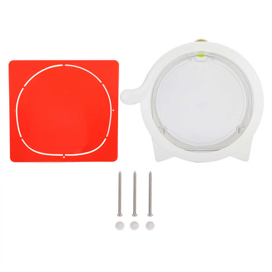 Kat Deur Plastic Katten Vorm Deur Supplies Accessoire Huisdieren In/Out Vrij Draaien Switch Kat Deurstopper