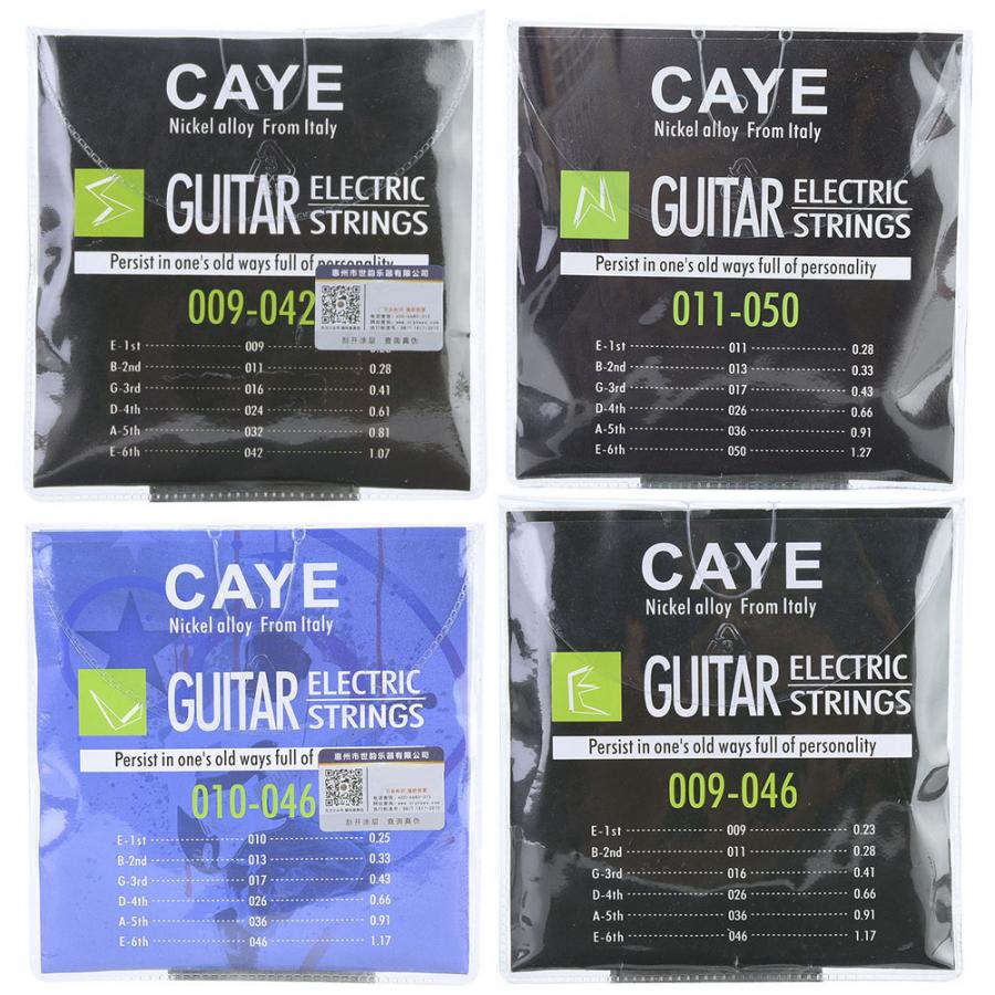 Guitare 5 pièces Hex en acier au carbone noyau alliage guitare électrique chaîne Instrument de musique accessoires guitare électrique