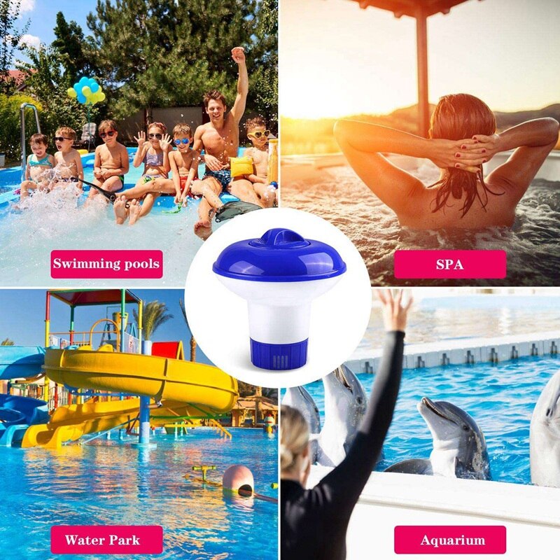-Chlorine Diffuser, 2 Packs Of Adjustable Floating Chlorine Diffuser Floating Diffuser-for Swimming Pool