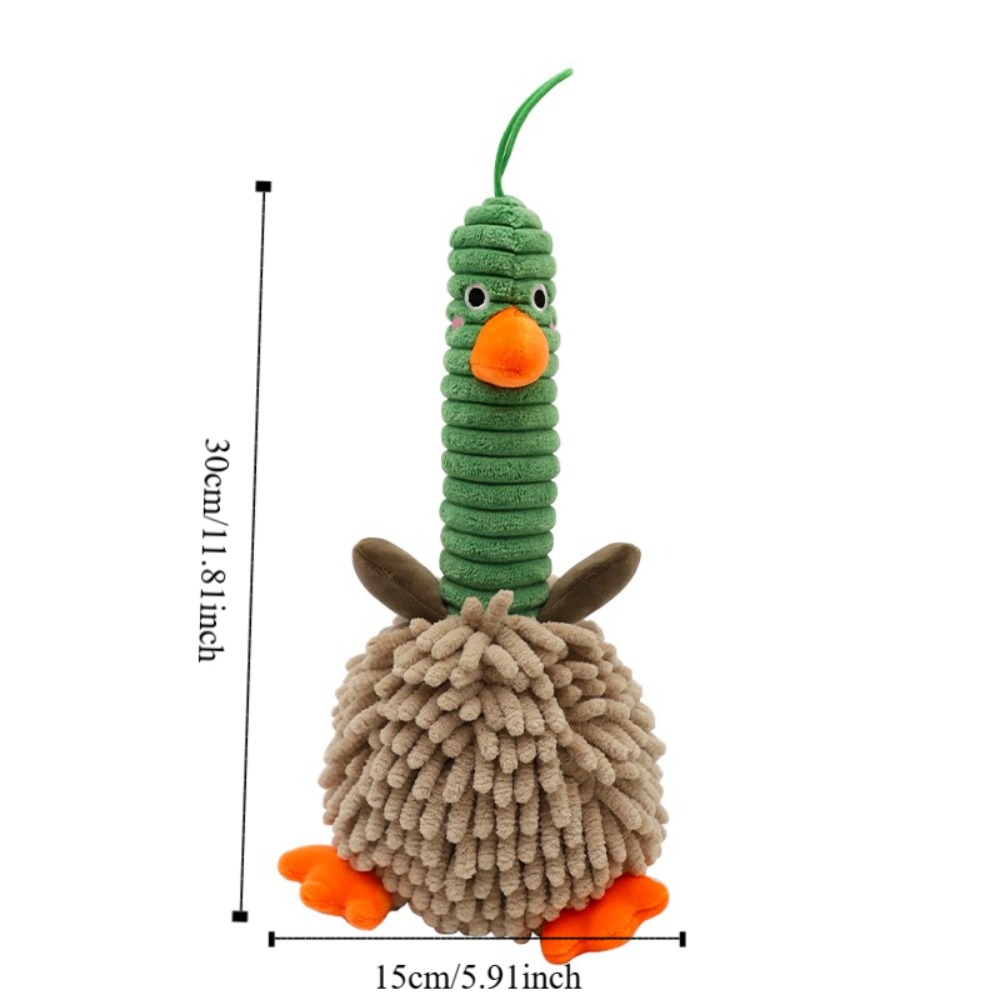 Søt tegneserie chenille håndtørkende dukke plysj myk and håndkle dekorativt tykkere rengjøringshåndkle baderom