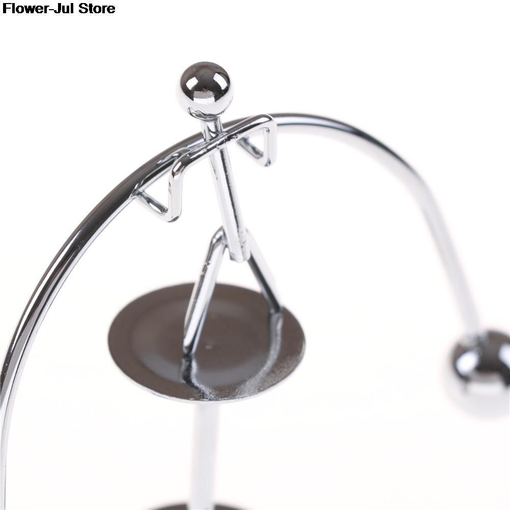 Kinetic Weightlifter Perpetual Motion Office Desk Decoration Metal Craft Perpetual Balance Home Decor Art Education