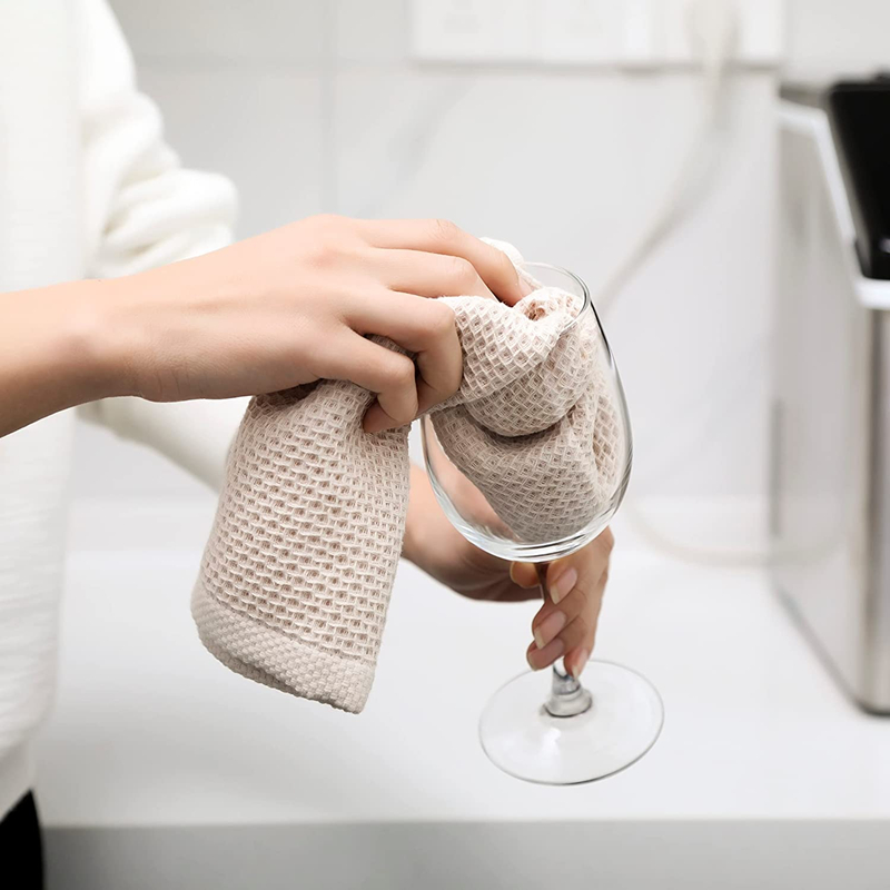 Paño de cocina de algodón toalla de cocina absorbente Ultra suave, paño de limpieza del hogar, utensilios de cocina, paño de lavado, trapo para platos