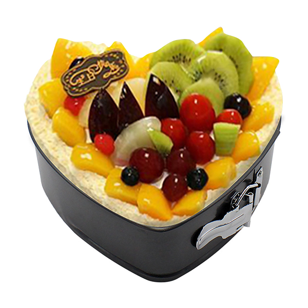 3/1pcs Cake Mold Tray Pans Heart Round Baking Mold Kitchen Carbon Steel Nonstick Baking Pans Reusable Cake Pans Bakingt Tools