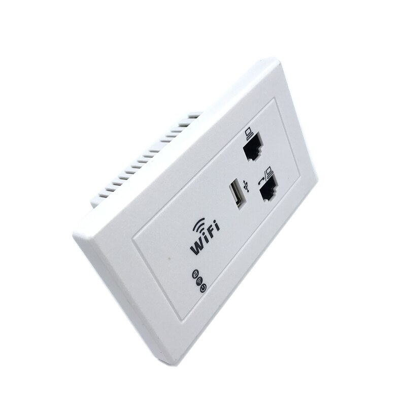 ANDDEAR White Wireless WiFi in Muur AP Hotel Kamers Wifi Cover Mini Wall-mount AP Router Access punt