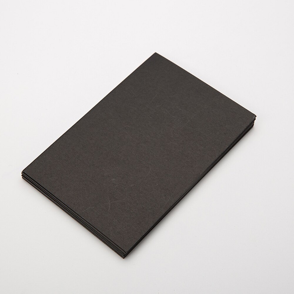 20 sheets DIY Cardboard Scarpbooking Graffiti Blank Card Kraft Paper Card Greeting Card Postcard: black