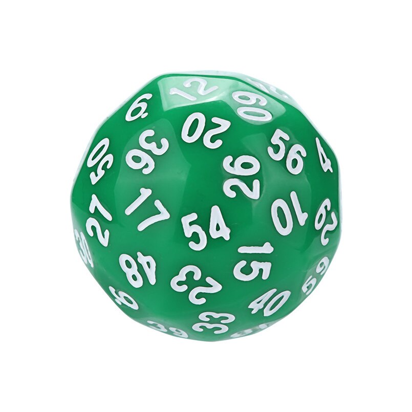 6Pcs würfel sets perfekte für TRPG spiel liebhaber neue poly würfel d60 16mm dados poliedricos dadi da gioco würfel d60 30A20