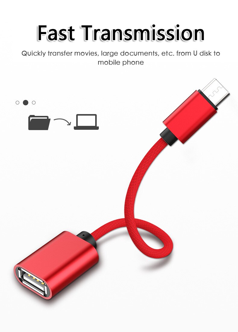 Type Type C Naar Usb Adapter Otg Kabel Micro Usb Otg Converter Type-C Micro Charger Data Kabel Met otg Functie