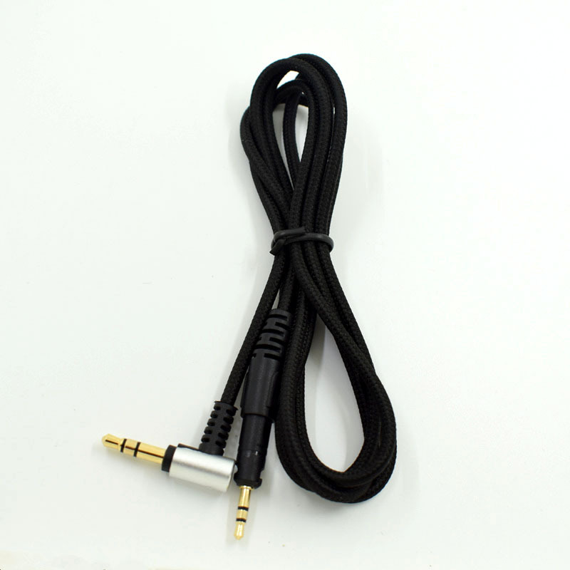 Audio kabel für sennheiser hd598 hd518 hd558 hd595 hd559 569 579 599 für ATH-M50X m40x Kopfhörer geflochtener draht gesteuerter Anruf