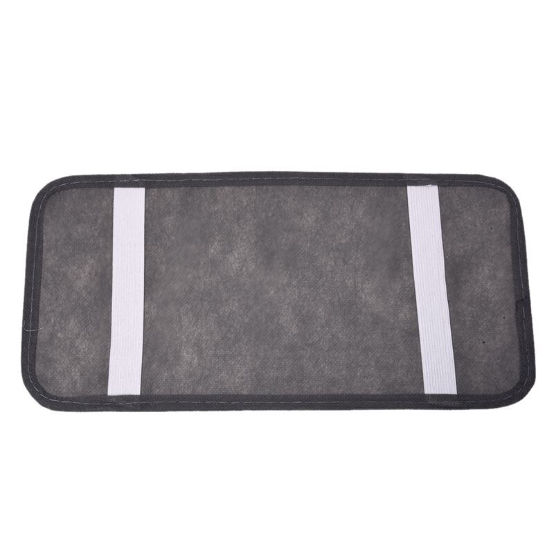 Pare-soleil voiture CD organisateur porte-sac CD 12 pièces gris