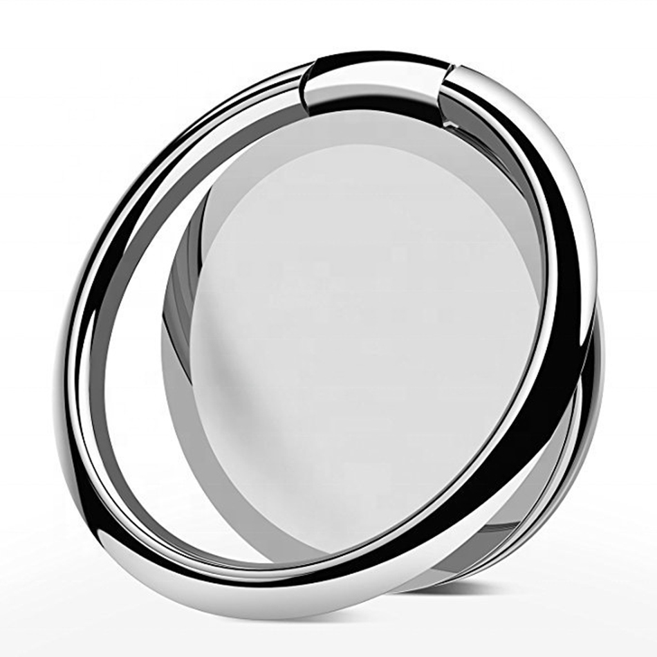 Soporte Universal para teléfono móvil, accesorio de aleación de Zinc, anillo plegable, ultrafino, magnético, para coche, tableta, PC, escritorio: D1