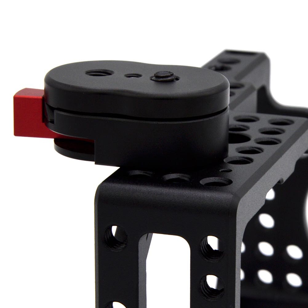 Mini Field Monitor Quick Release Plate for LCD Monitor Magic Arm LED Light Camera Camcorder Rig QJY99