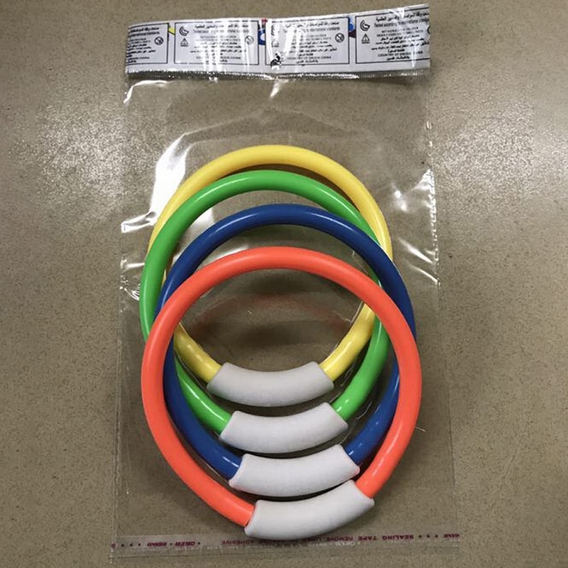 4 Pcs/1 Set Dive Ring Werfen Spielzeug Schwimmen Pool Tauchen Spiel Wasser Spielzeug Strand Sommer Kinder Tauchen ring Wasser Sport